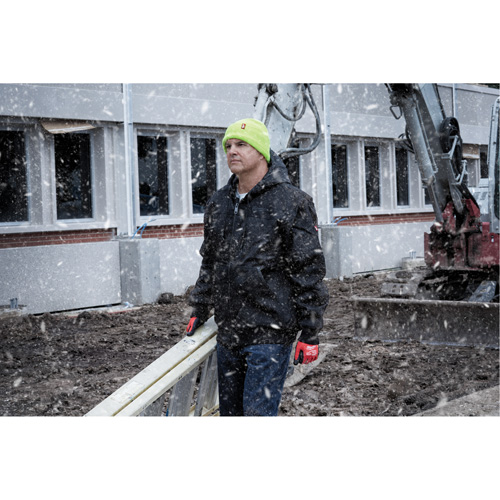 Tuque &agrave; revers haute visibilit&eacute;, Taille unique, Vert NTL Industrial