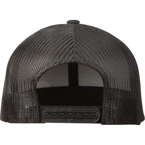 GridIron Snapback Trucker Hat, Black, Cotton/Nylon/Polyester NTL Industrial