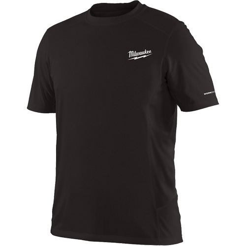 Workskin Short Sleeve Shirt, Men's, Small, Black NTL Industrial