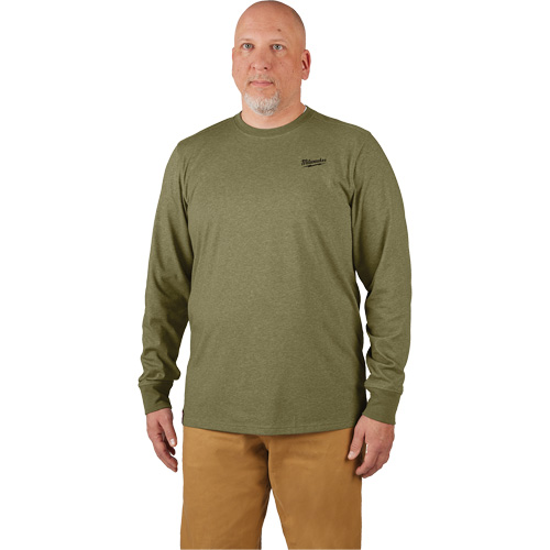 Hybrid Work Tee Shirt, Men's, Small, Green NTL Industrial