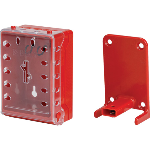 Ultra Compact Lock Box, Red NTL Industrial
