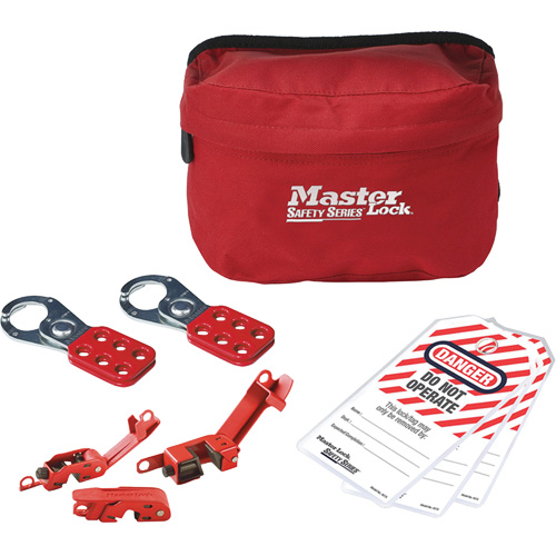 Basic Lockout Kit with No Locks, Electrical Kit, 8 Components NTL Industrial