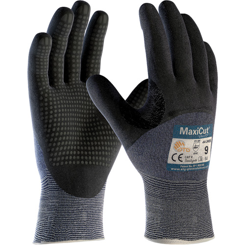 Gants ATG MaxiCut Ultra DT, Taille Grand, Calibre 15, Rev&ecirc;tement Nitrile, Enveloppe en Fil technique, ASTM ANSI niveau A3/EN 388 niveau 5/EN 388 niveau C NTL Industrial