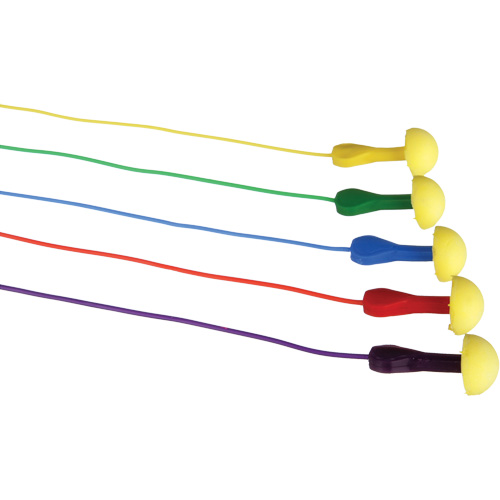 Bouchons d'oreilles rapides de style capsule E-A-R, Avec cordon, Vrac - Sachet coussin, 25 dB NRR, Taille unique NTL Industrial