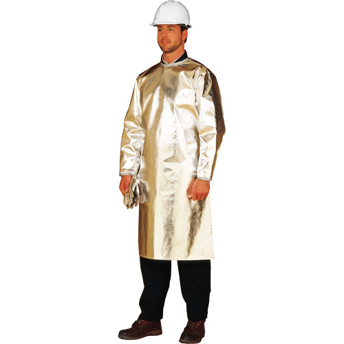 Long tablier/sarrau de protection thermique ALM 300, 48" lo, Fibre de verre aluminis&eacute;e NTL Industrial