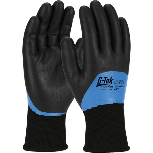 Gants isol&eacute;s r&eacute;sistants aux coupures G-Tek PolyKor, Taille Petit, Calibre 15, Rev&ecirc;tement Nitrile, Enveloppe en Fil technique, ANSI/ISEA 105 niveau 4 NTL Industrial