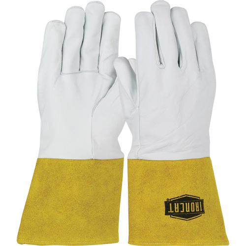 Gant TIG en cuir de premi&egrave;re qualit&eacute; Ironcat, Cuir fleur de chevreau, Taille Petit NTL Industrial