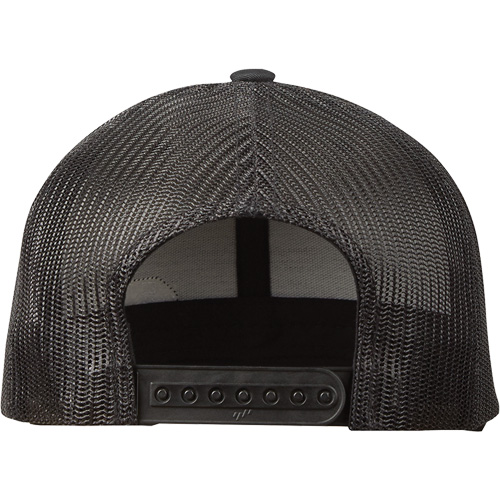 Gridiron Snapback Trucker Hat, Grey, Nylon/Poly-Cotton NTL Industrial