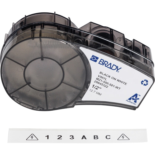 Repositionable Multi-Purpose Labels with Ribbon, Black NTL Industrial