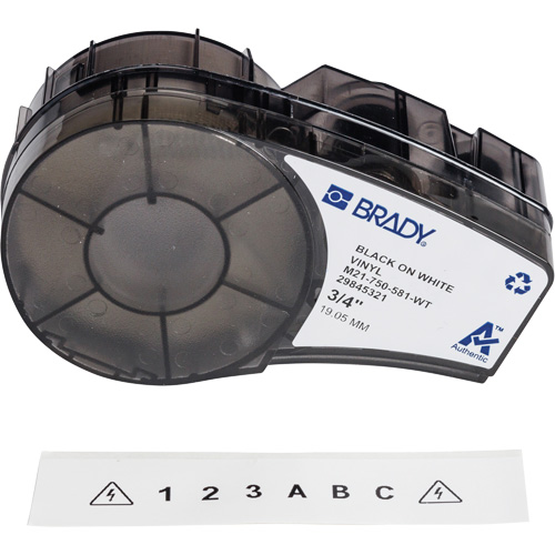 Repositionable Multi-Purpose Labels with Ribbon, Black NTL Industrial
