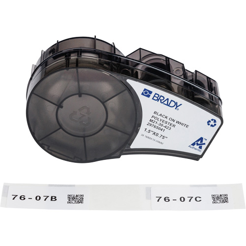 Harsh Environment Multi-Purpose Labels with Ribbon, Black NTL Industrial