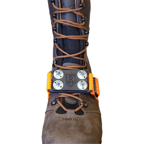 Crampon &agrave; glace anti&eacute;tincelles Midcleat, Acier au carbone, Traction Crampon, Taille unique NTL Industrial