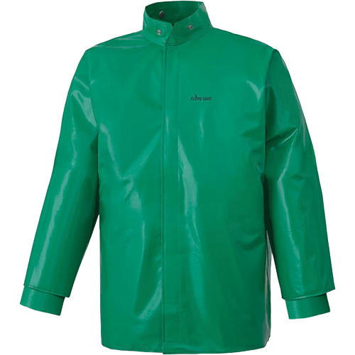 J43 380 CA-43&reg; FR Chemical- & Acid-Resistant Jacket, Small, Green NTL Industrial