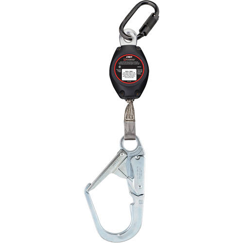 Dynamic Large Snap Hook Self-Retracting Lifeline, 7', Polyester, Swivel NTL Industrial