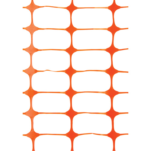 Snow Fence, 50' L x 4' W, Orange NTL Industrial