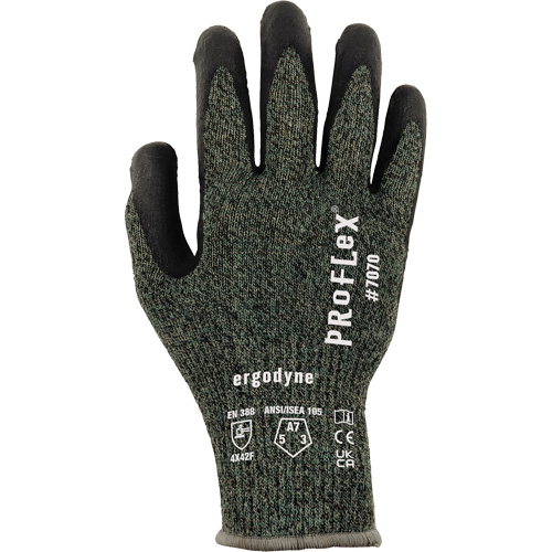 Gants enduit de nitrile r&eacute;sistant &agrave; la coupe ProFlex 7070, Taille Petit, Calibre 13, Rev&ecirc;tement Nitrile, Enveloppe en Aramide, ASTM ANSI niveau A7/EN 388 niveau F NTL Industrial