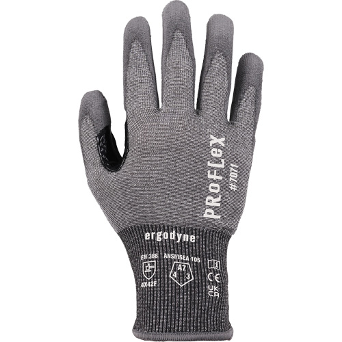 Gants enduit de PU r&eacute;sistant &agrave; la coupe ProFlex 7071, Taille Petit, Calibre 18, Rev&ecirc;tement Polyur&eacute;thane, Enveloppe en PEHP/Tungst&egrave;ne, ASTM ANSI niveau A7/EN 388 niveau F NTL Industrial