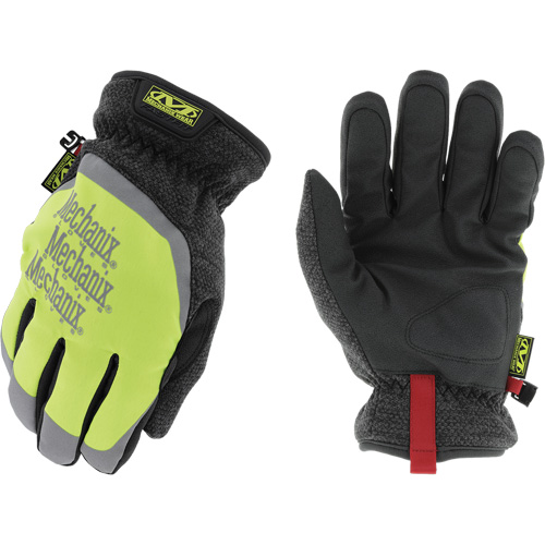 Coldwork Hi-Viz Fastfit&reg; Winter Work Gloves, Size 8, ASTM ANSI Level A5 NTL Industrial