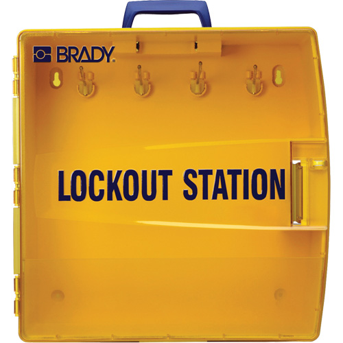 Ready Access Lockout Station, None Padlocks, 40 Padlock Capacity, Padlocks Not Included NTL Industrial