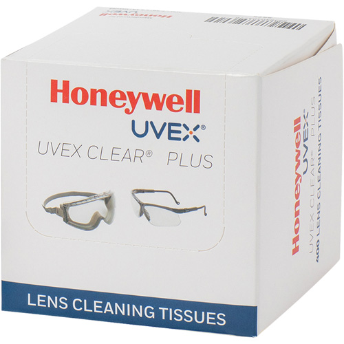 Serviette pour lentilles Uvex Clear Plus, 4,125" x 3,96" NTL Industrial