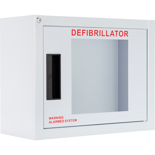 Armoire compacte standard pour DEA avec alarme, Philips/Defibtech/Heartsine Pour, Non m&eacute;dical NTL Industrial
