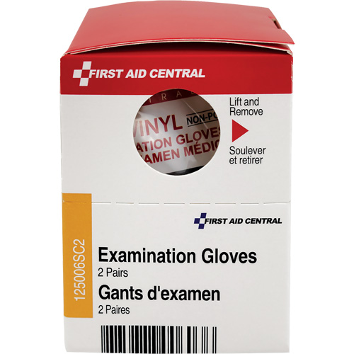 Recharge de gants d'examen SmartCompliance, Vinyle, Sans poudre, Transparent, Classe 2 NTL Industrial