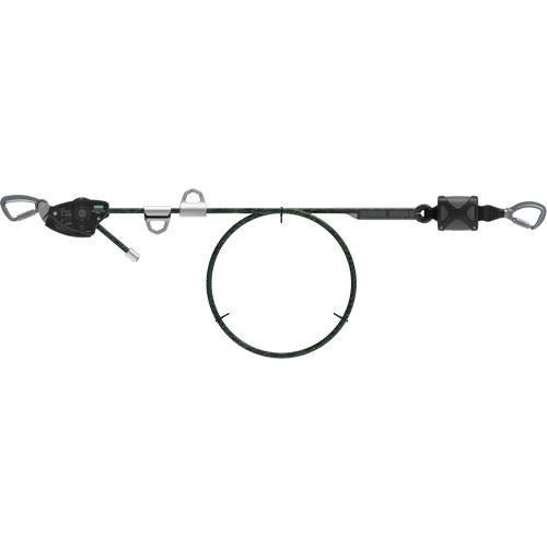 Corde de 100' pour ligne de vie temporaire horizontale, Corde d'alpinisme NTL Industrial