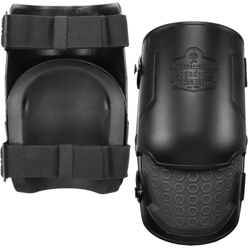 ProFlex 360 Hard Shell Hinged Knee Pads, Buckle Style, Rubber Caps, Foam Pads NTL Industrial
