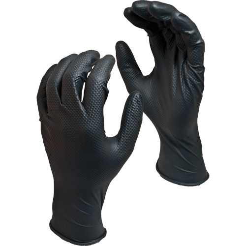 Gants jetables biod&eacute;gradables Green Monkey, Moyen, Nitrile, 8 mils, Sans poudre, Noir NTL Industrial