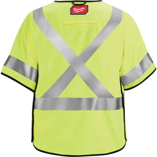Breakaway Mesh Safety Vest, Black/High Visibility Lime-Yellow, Medium/Small NTL Industrial
