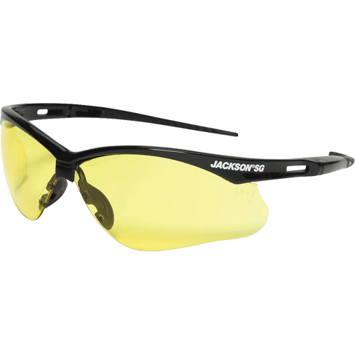 Lunettes de s&eacute;curit&eacute;, Lentille Ambr&eacute;e, Anti-&eacute;gratignures, ANSI Z87+/R&eacute;pond ou surpasse la norme CSA Z94.3 NTL Industrial