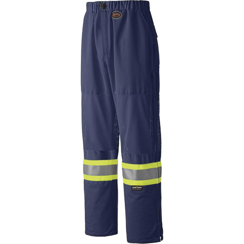 6003P Traffic Safety Pants, Polyester, X-Small, Navy Blue NTL Industrial