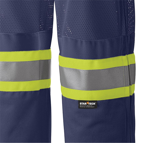 6003P Traffic Safety Pants, Polyester, X-Small, Navy Blue NTL Industrial
