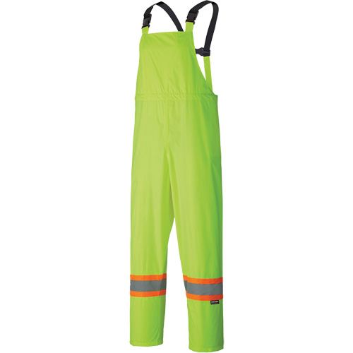 5599 Combinaison de pluie imperm&eacute;able et l&eacute;g&egrave;re, Polyester/PVC, T-petit, Jaune lime haute visibilit&eacute; NTL Industrial