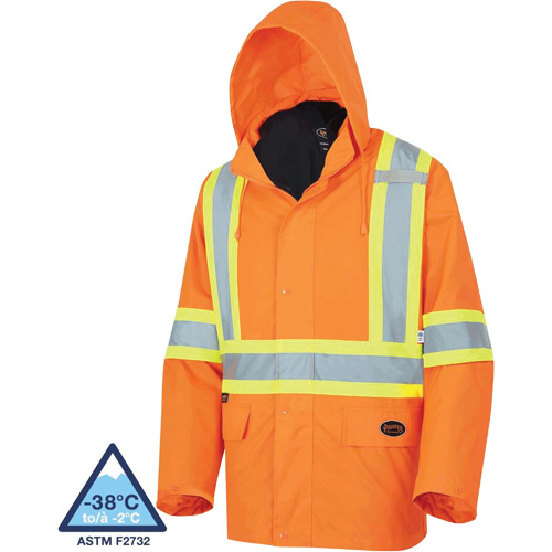 5632 Manteau 3 en 1 The Rock, Orange haute visibilit&eacute;, T-petit NTL Industrial