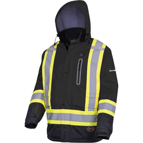 5409 Waterproof Heated Insulated Jacket, Men's, Small, Black NTL Industrial