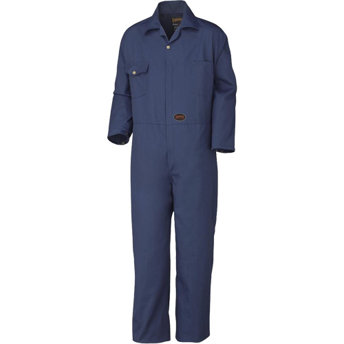 515 Coveralls with Brass Zipper, Men's, Navy Blue, Size 36 NTL Industrial