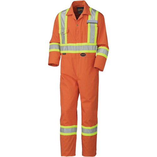5513T Combinaison pour lavage industriel, 40 (grand taille), Orange haute visibilit&eacute; NTL Industrial