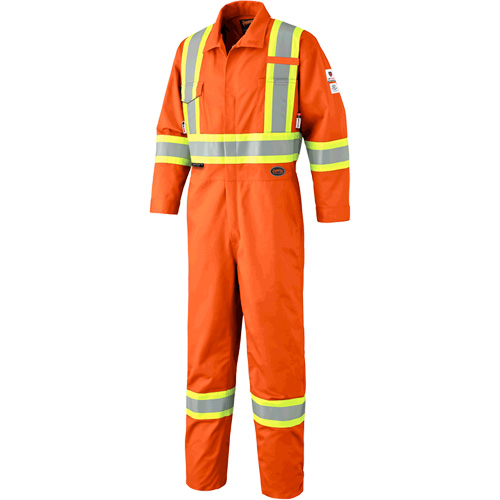 7702T Combinaison FR-Tech contre les arcs, Taille 40 (grand taille), Orange haute visibilit&eacute;, 10 cal/cm² NTL Industrial