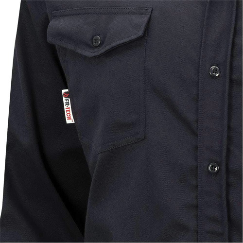 7742 Chemise de s&eacute;curit&eacute; ignifug&eacute;e FR-Tech, Petit, Bleu marin NTL Industrial