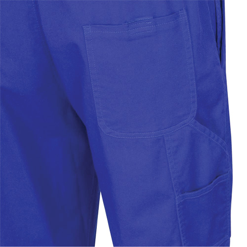 7714 FR-Tech&reg; Flame-Resistant Overalls, Small, Royal Blue NTL Industrial