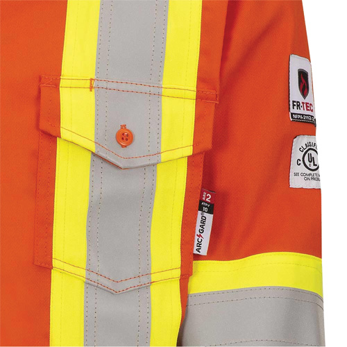 7743 Chemise de s&eacute;curit&eacute; ignifug&eacute;e FR-Tech, Petit, Orange haute visibilit&eacute; NTL Industrial