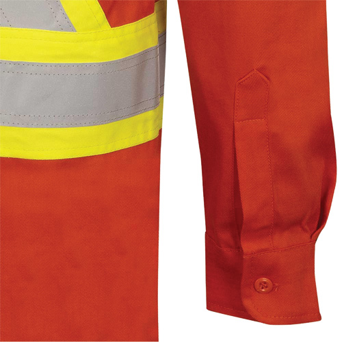 7743 Chemise de s&eacute;curit&eacute; ignifug&eacute;e FR-Tech, Petit, Orange haute visibilit&eacute; NTL Industrial