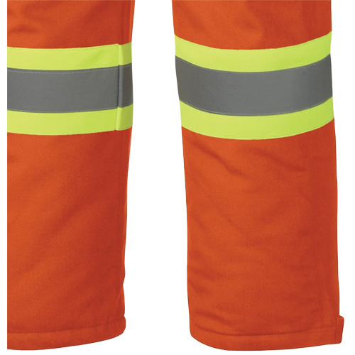 5534A Flame-Resistant Quilted Safety Overalls, Small, Orange NTL Industrial