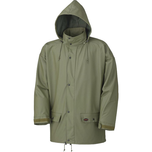 D7000 Veste imperm&eacute;able extensible, Polyur&eacute;thane, T-petit, Vert NTL Industrial
