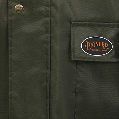 D8120J Nailhead Ripstop Tree Planter Hooded Jacket, Polyester/PVC, X-Small, Green NTL Industrial