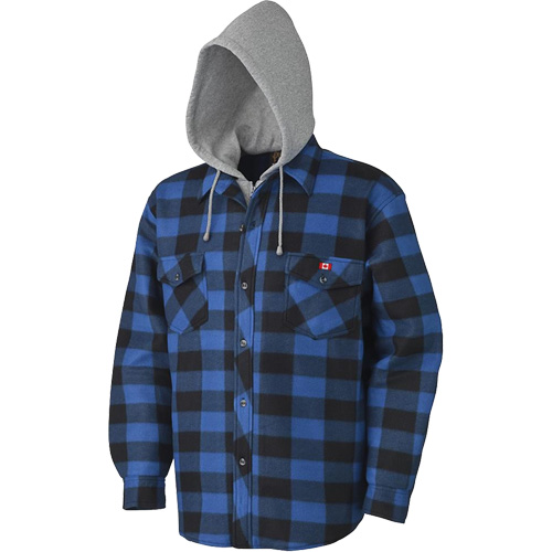 415SS Quilted Hooded Shirt, Men's, Small, Multi-Colour NTL Industrial