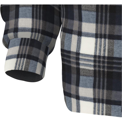 415BG Quilted Hooded Shirt, Men's, X-Small, Multi-Colour NTL Industrial