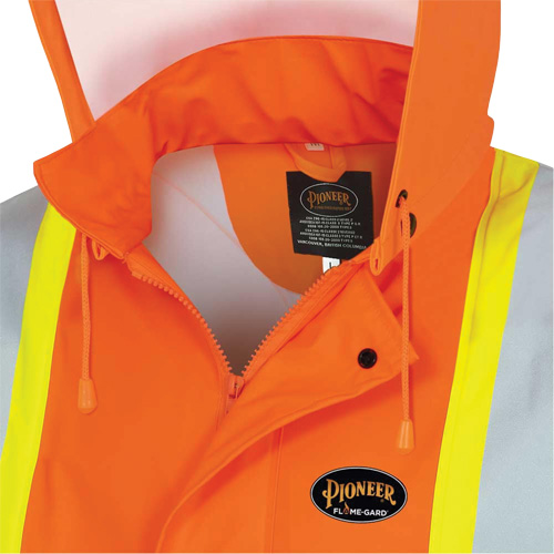 5892PKT High-Visibility FR Waterproof Safety Jacket, X-Small, High Visibility Orange NTL Industrial
