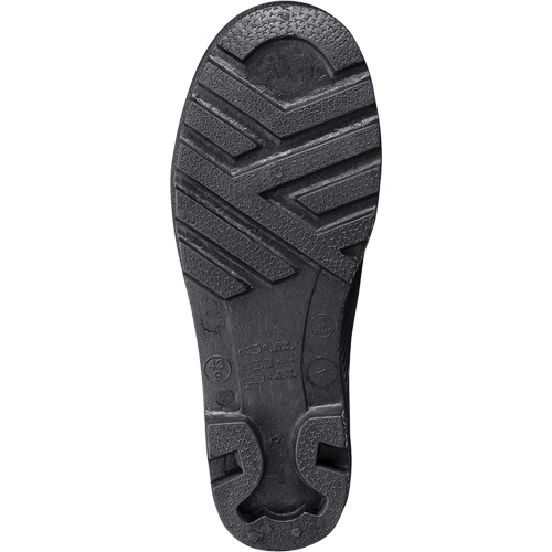 1022 Bottes de s&eacute;curit&eacute;, PVC, Embout Acier, Pointure 10, Semelle R&eacute;sistant aux perforations NTL Industrial